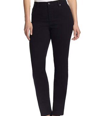 Gloria Vanderbilt 'Amanda' Jeans, Black, Size 18